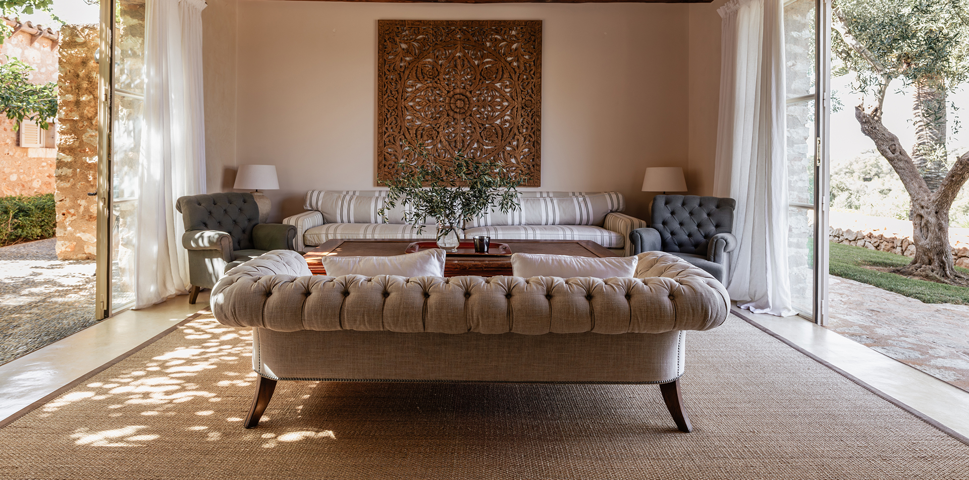 300A2766 luxury finca rental Mallorca, south east holiday home with private pool Mallorca, finca near Palma airport Mallorca, family-friendly finca 6 bedrooms Mallorca, finca with gym and staff Mallorca, nature reserve finca Mallorca, scenic terrace finca Mallorca rental