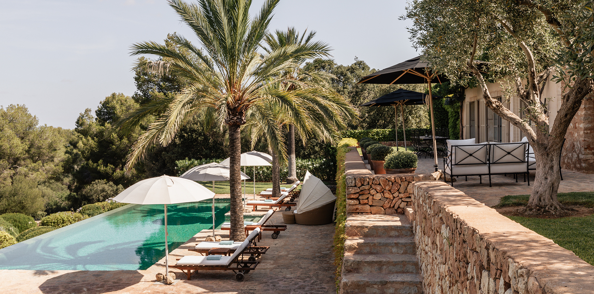 300A2808 luxury finca rental Mallorca, south east holiday home with private pool Mallorca, finca near Palma airport Mallorca, family-friendly finca 6 bedrooms Mallorca, finca with gym and staff Mallorca, nature reserve finca Mallorca, scenic terrace finca Mallorca rental