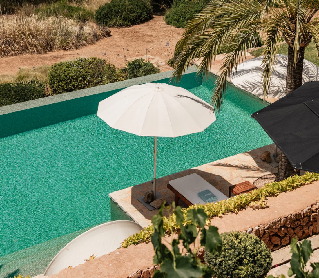 Can Joshua, Mallorca, private gym finca Mallorca, daily cleaning finca Mallorca, breakfast included villa Mallorca, historic-style finca modern comfort, sea view finca Mallorca