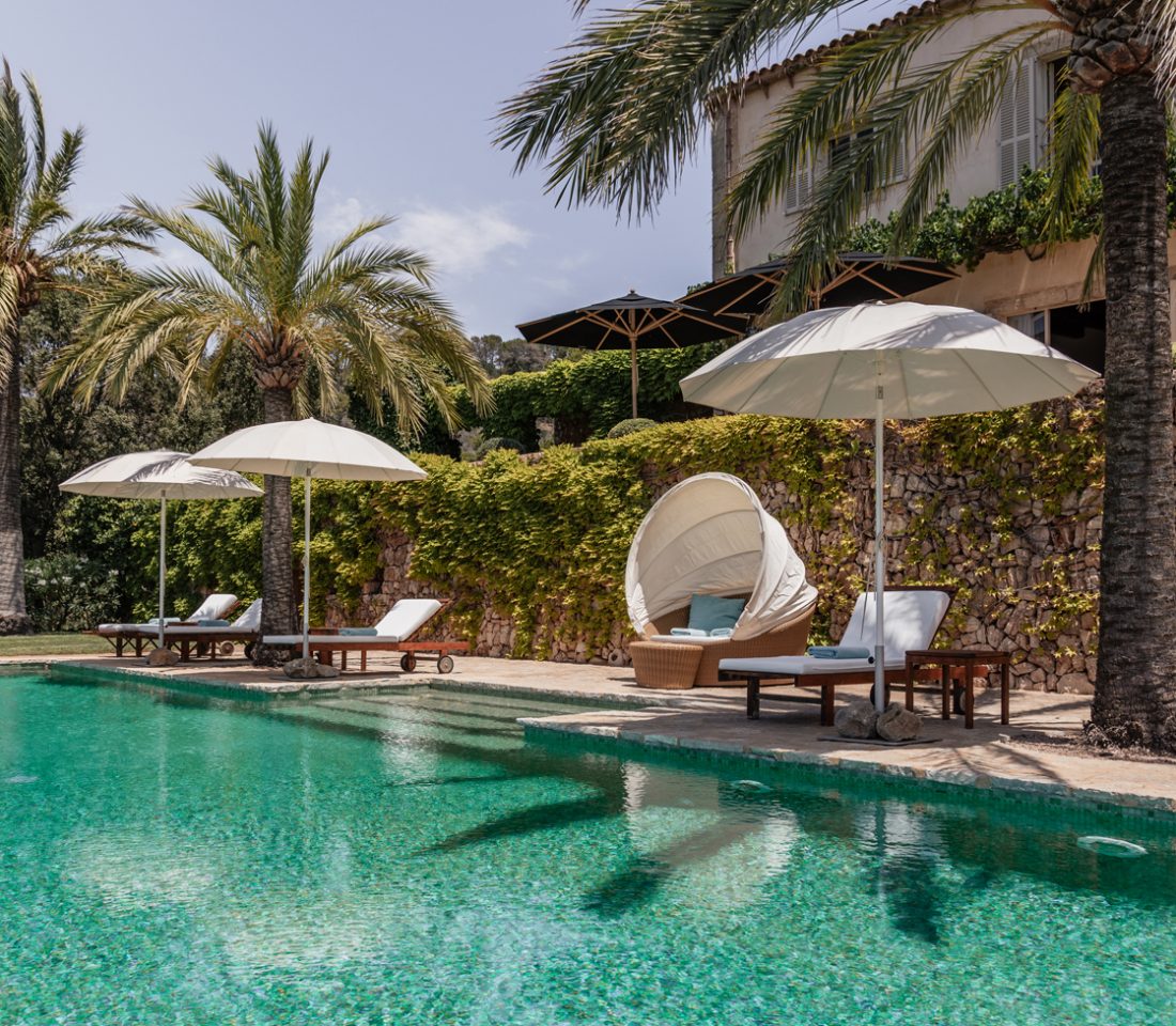 Can Joshua, Mallorca, private gym finca Mallorca, daily cleaning finca Mallorca, breakfast included villa Mallorca, historic-style finca modern comfort, sea view finca Mallorca