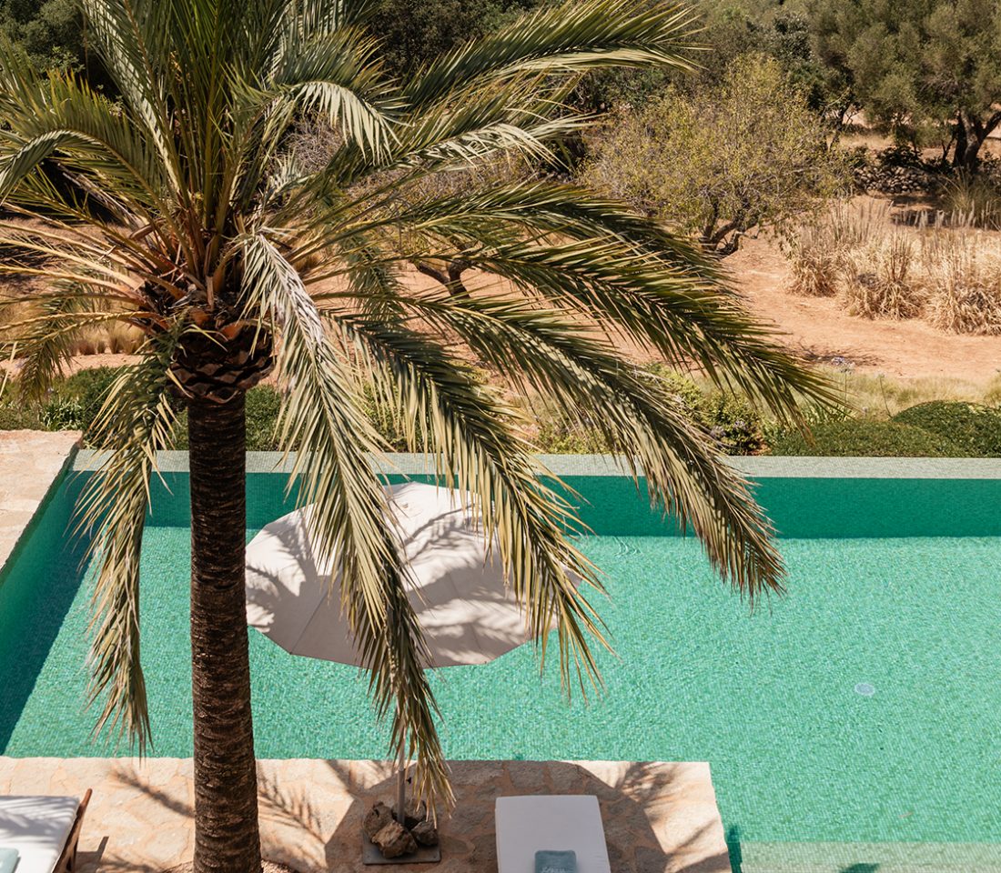 luxury finca rental Mallorca, south east holiday home with private pool Mallorca, finca near Palma airport Mallorca family-friendly finca 6 bedrooms Mallorca, finca with gym and staff Mallorca, nature reserve finca Mallorca, scenic terrace finca Mallorca rental