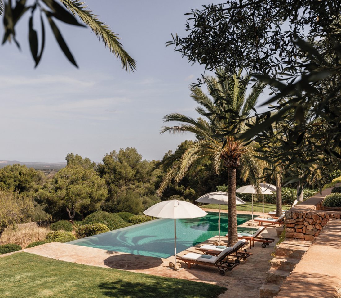 Can Joshua, Mallorca, private gym finca Mallorca daily cleaning finca Mallorca, breakfast included villa Mallorca, historic-style finca modern comfort sea view finca Mallorca